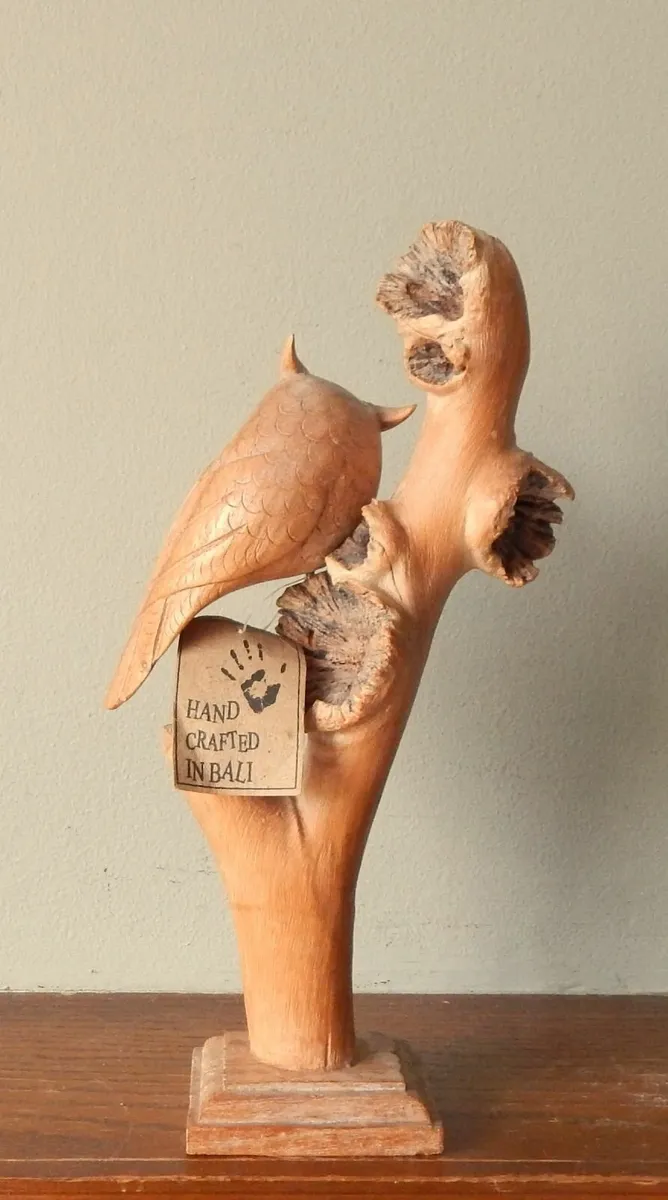 Balinese Hand Crafted Wooden Art Piece - Image 2