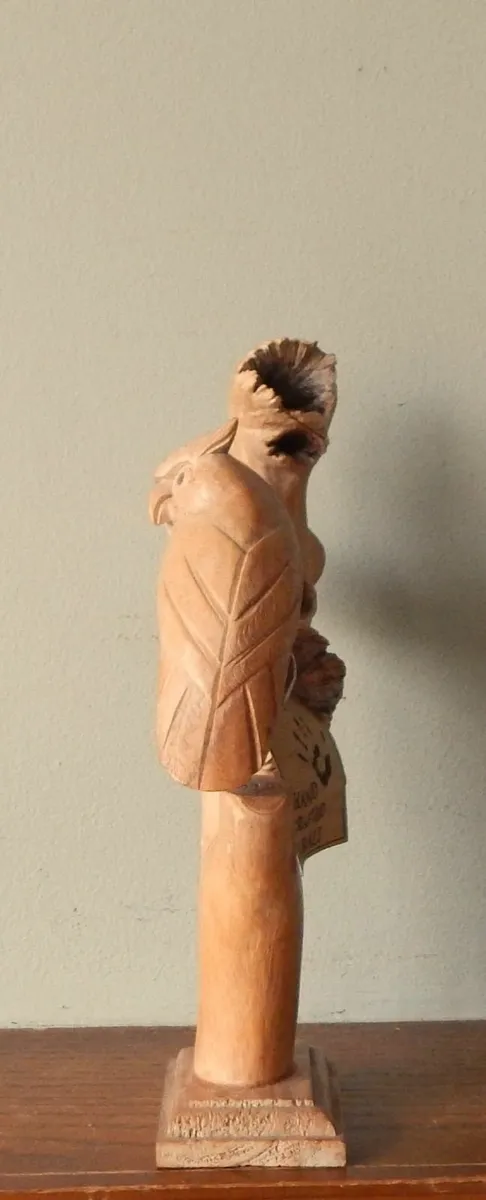Balinese Hand Crafted Wooden Art Piece - Image 3
