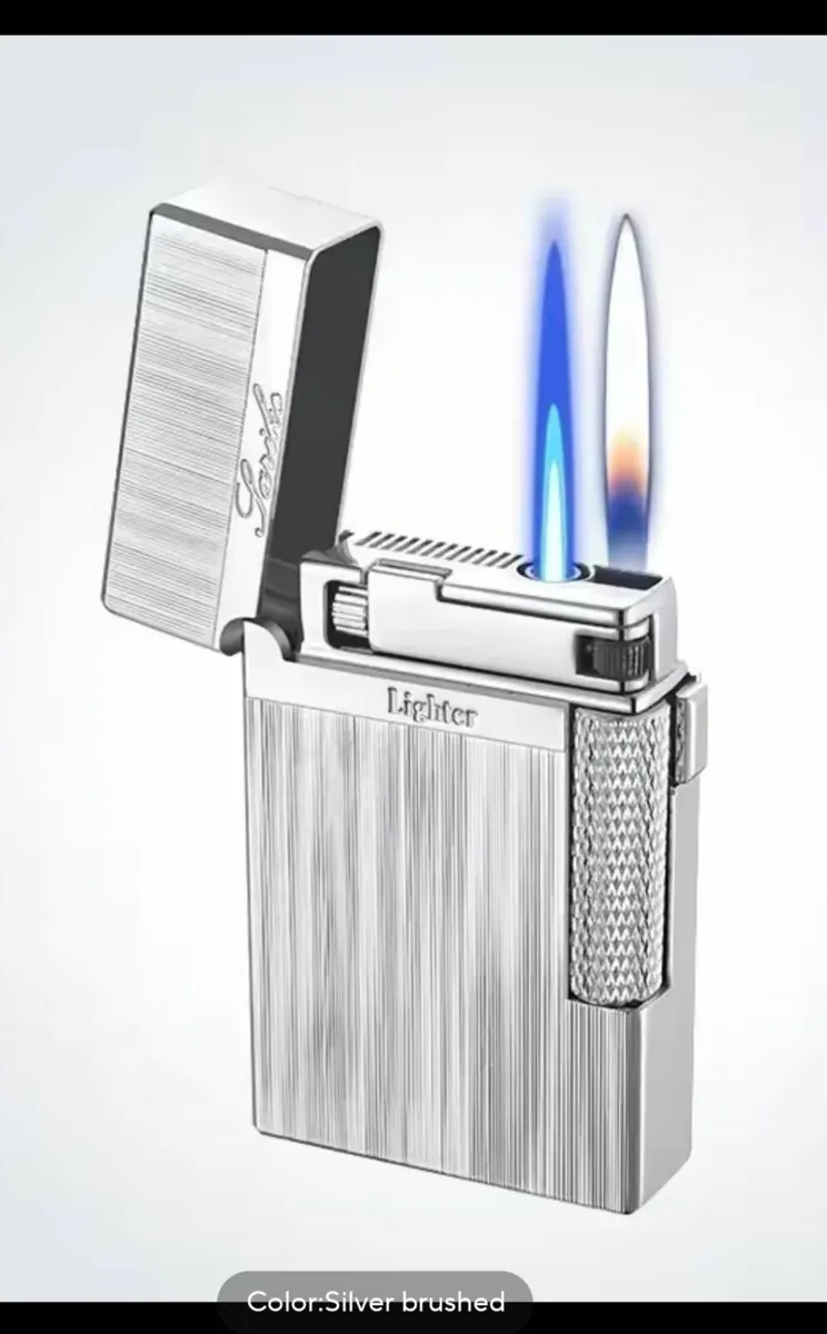 New Windproof double flame gas lighter - Image 1
