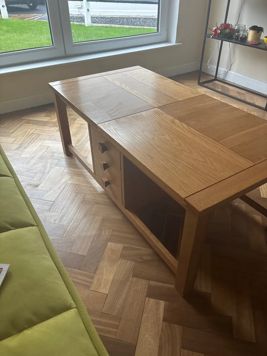 Solid Oak Coffee table - Image 2