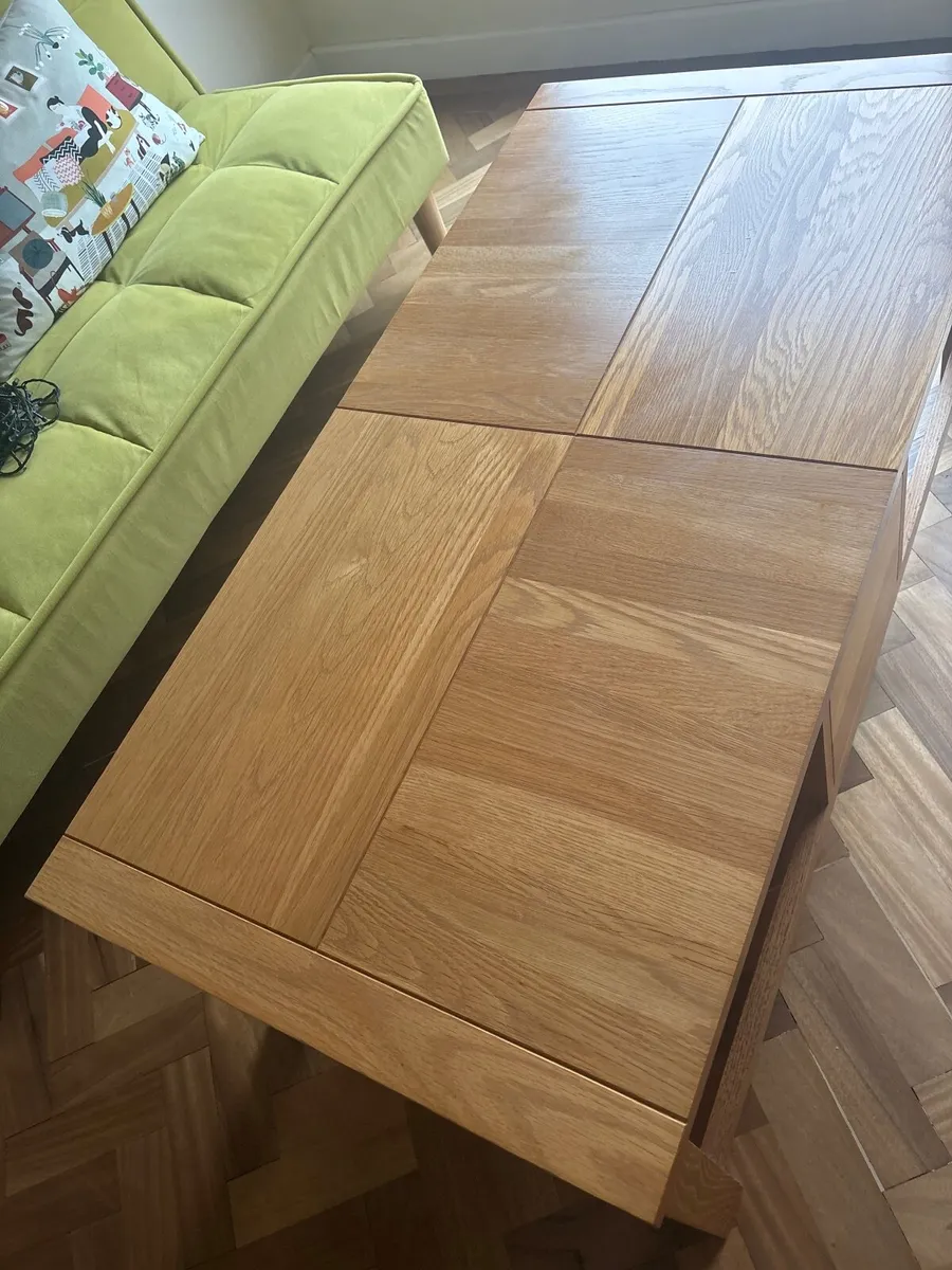 Solid Oak Coffee table - Image 3