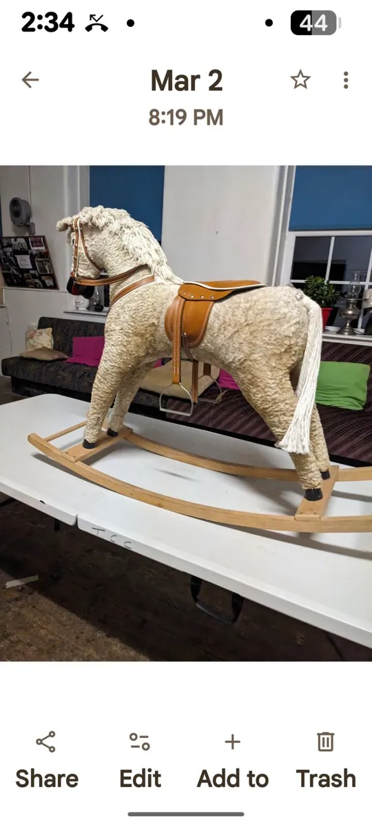 kids rocking horse