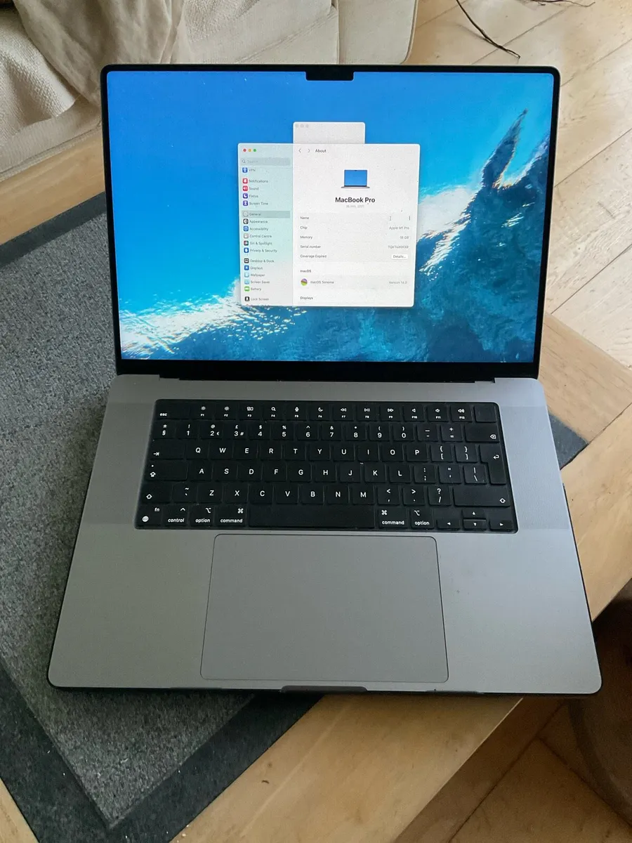 Macbook Pro 16” 2021 M1 Chip - Image 1