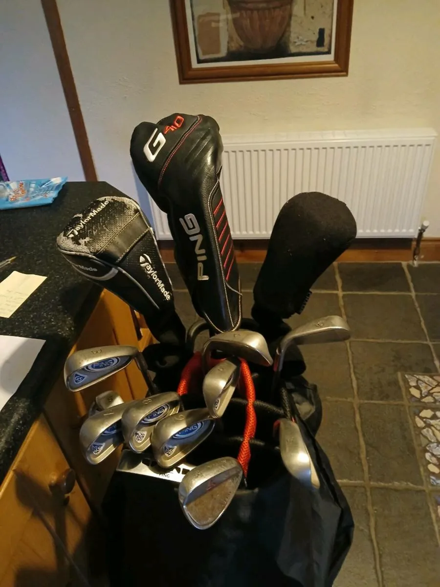 Golf Clubs with bag. - Image 2