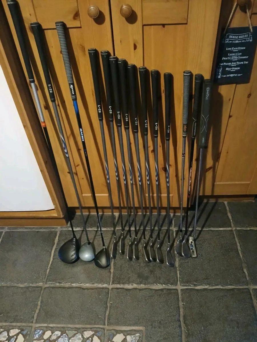 Golf Clubs with bag. - Image 4