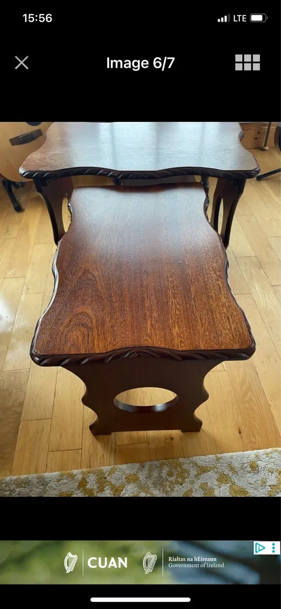 Mahogany Nest of Tables - Image 2