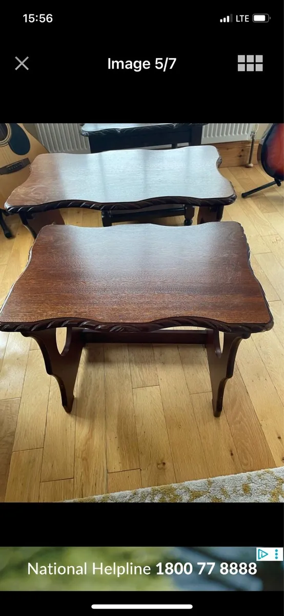 Mahogany Nest of Tables - Image 3