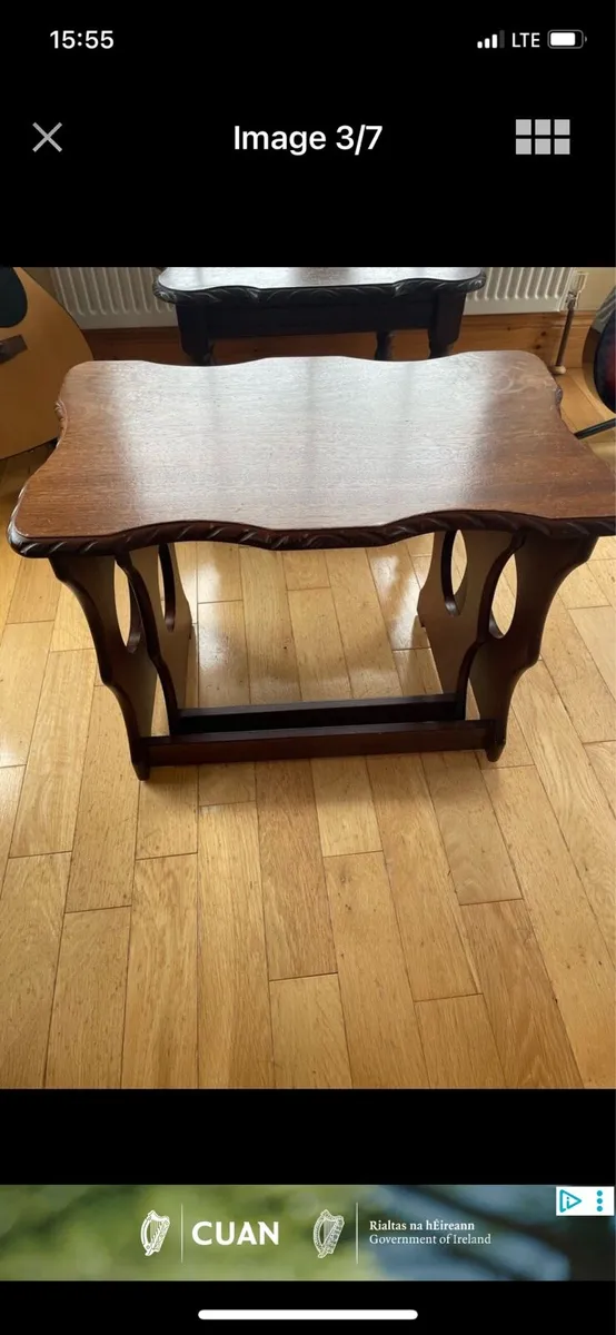 Mahogany Nest of Tables - Image 4
