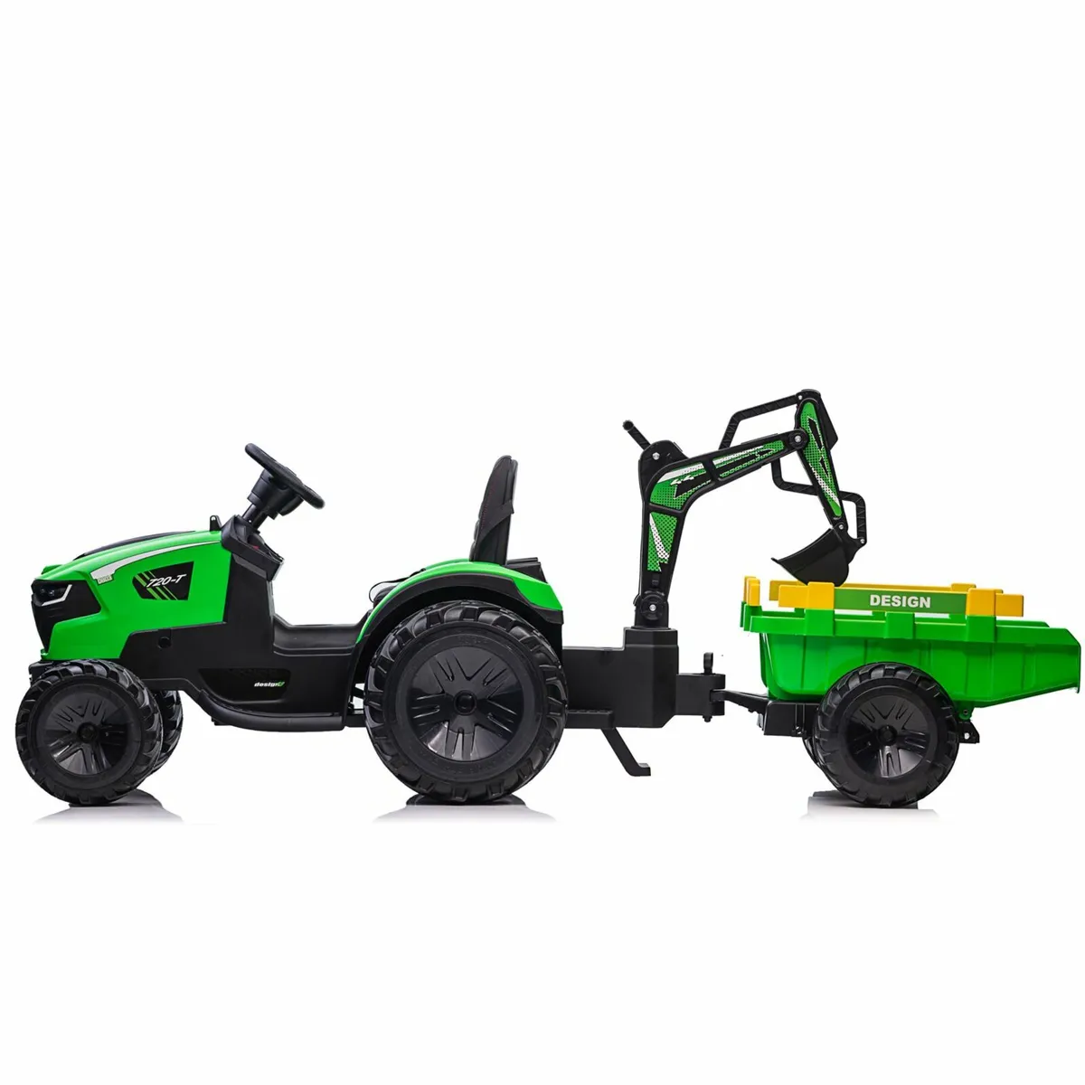 Green Rechargeable 24V Battery Powered Kids Ride - Image 4