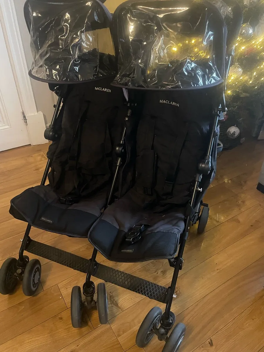 Double  MacClaren stroller - Image 2