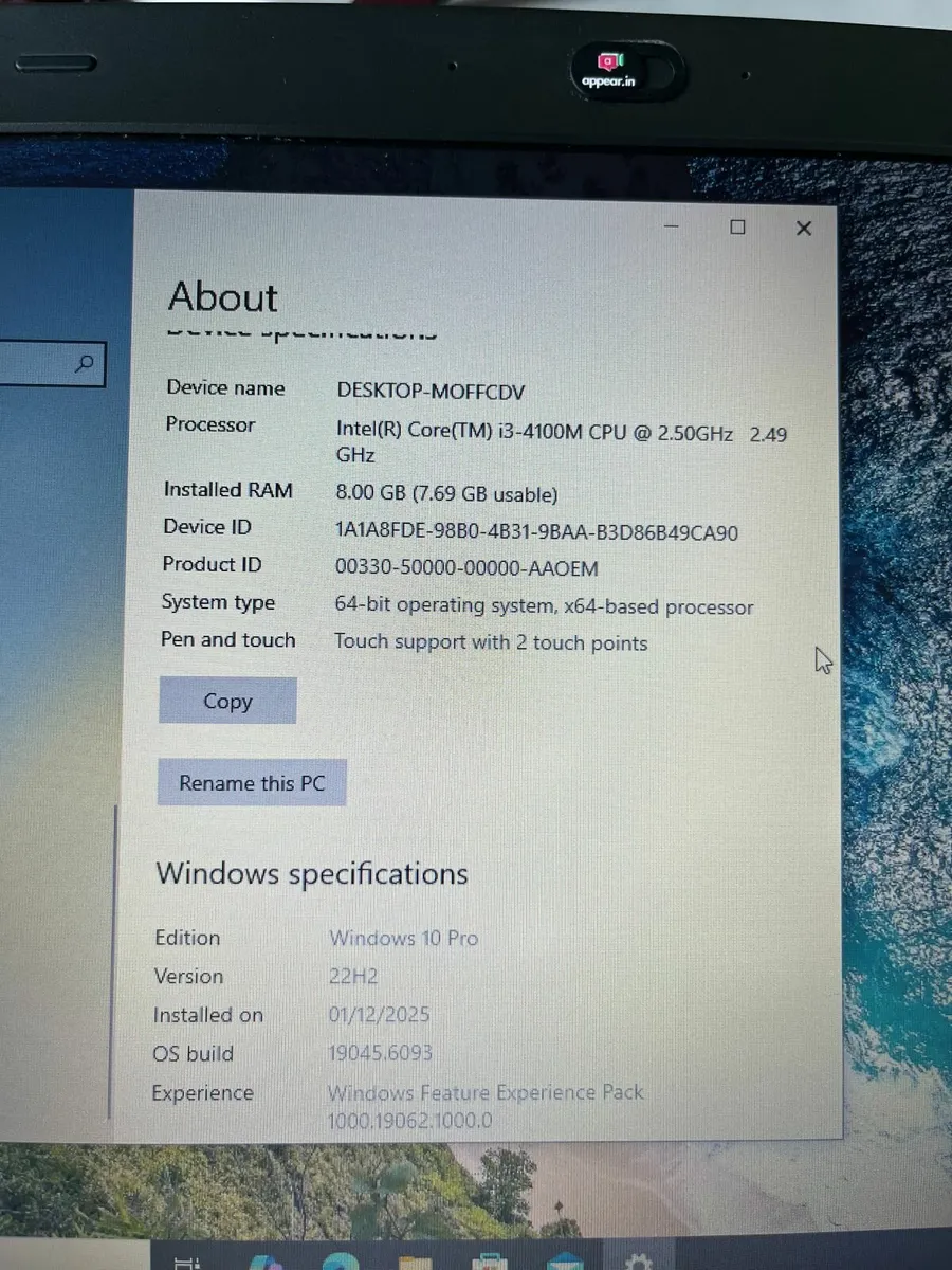 Lenovo ThinkPad T440p Laptop - Image 3