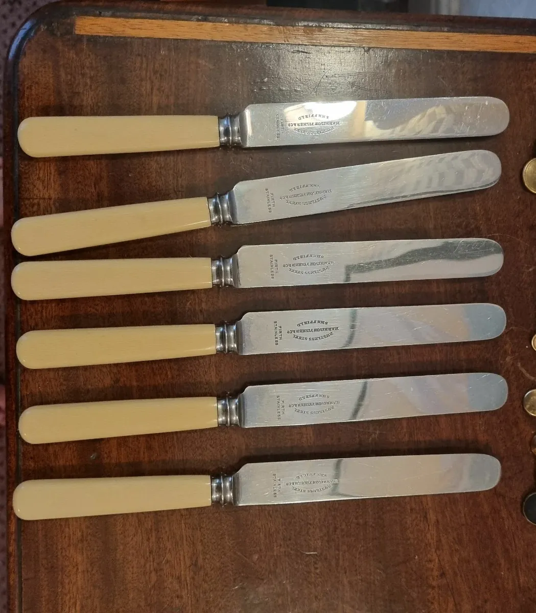Antique Harrison Fisher Steel Knifes - Image 1