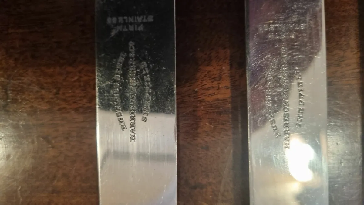 Antique Harrison Fisher Steel Knifes - Image 2