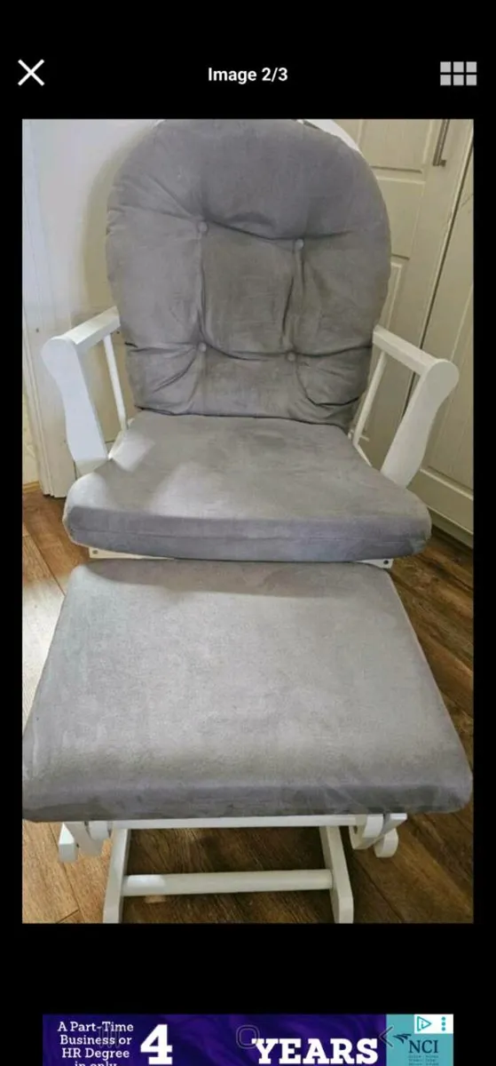 Babyglo Glider / Rocking Chair and Footstool - Image 1