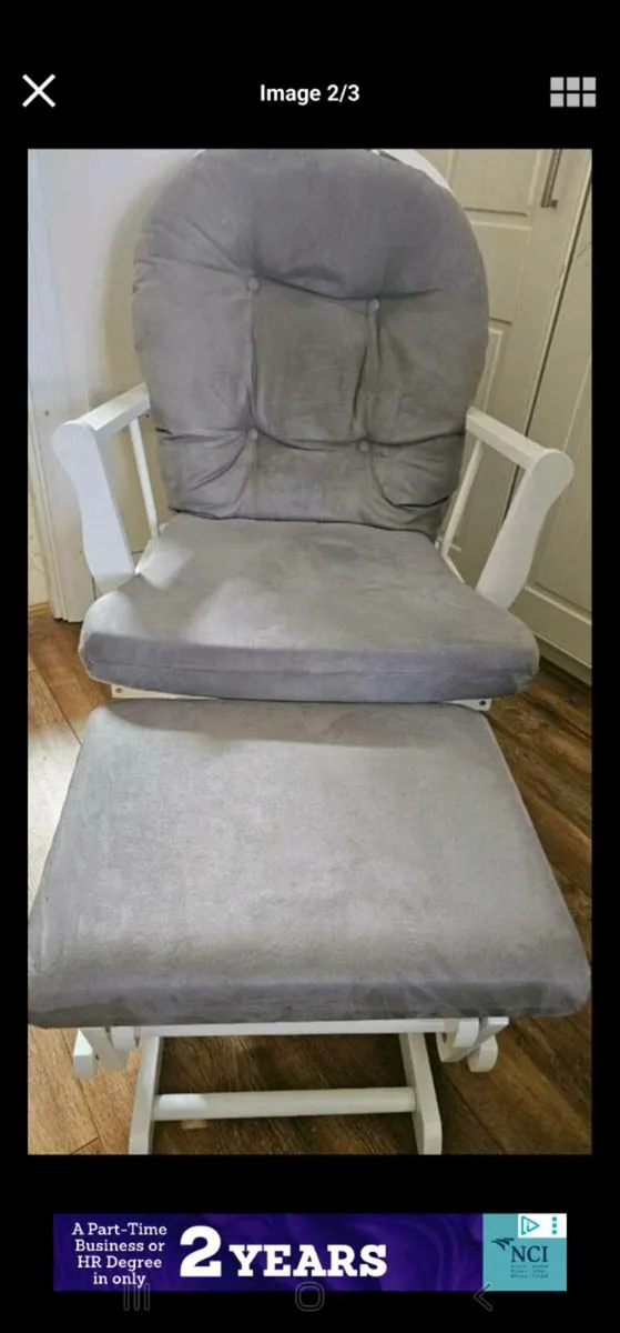Babyglo Glider / Rocking Chair and Footstool - Image 2