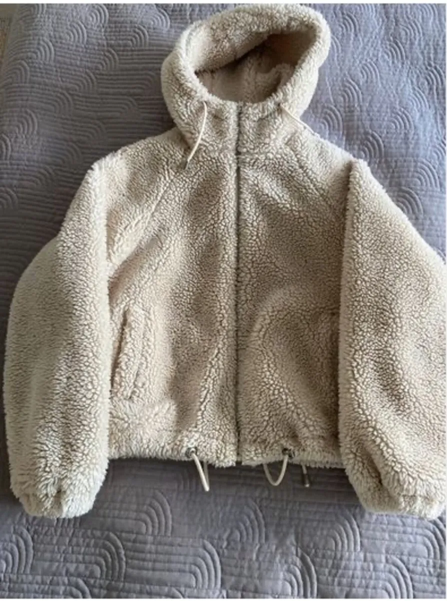 Penneys Cream Fleece - Hoodie - Size 10/12 - Image 1