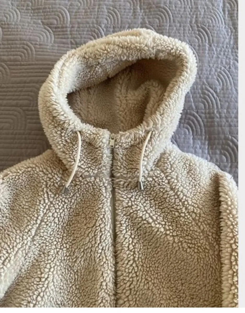 Penneys Cream Fleece - Hoodie - Size 10/12 - Image 3