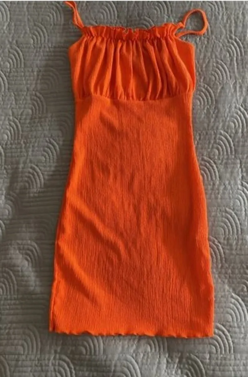 Pink Vanilla - Orange Dress - Size 8 - Image 1