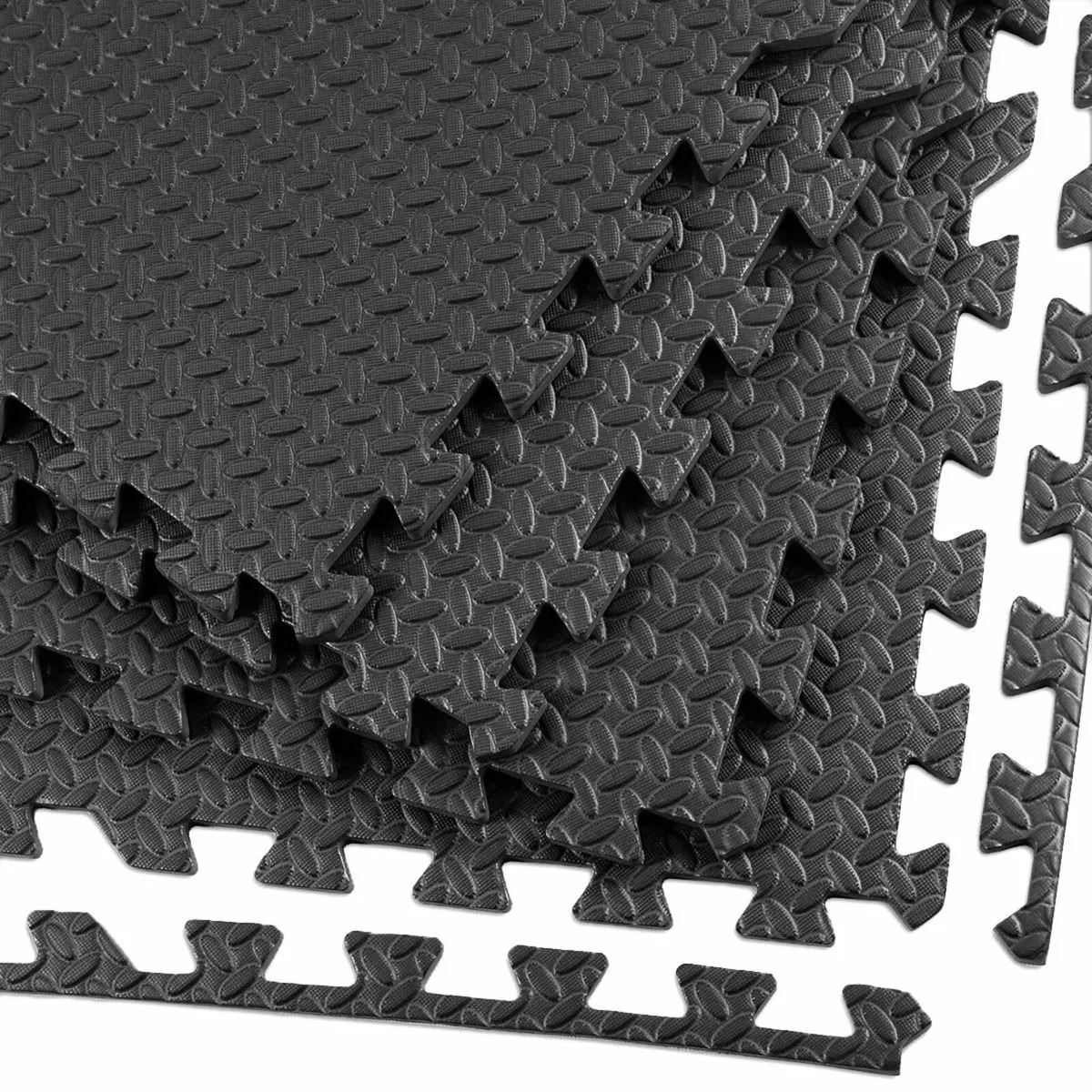 EVA 2cm Interlocking Mats – Black & Grey - Image 2