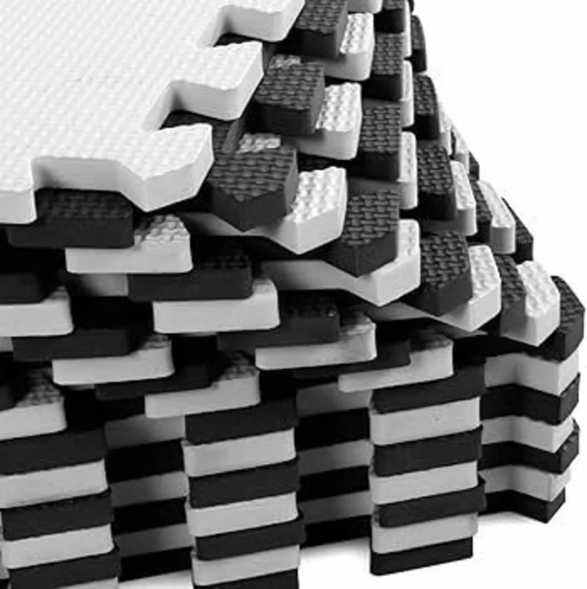 EVA 2cm Interlocking Mats – Black & Grey - Image 4