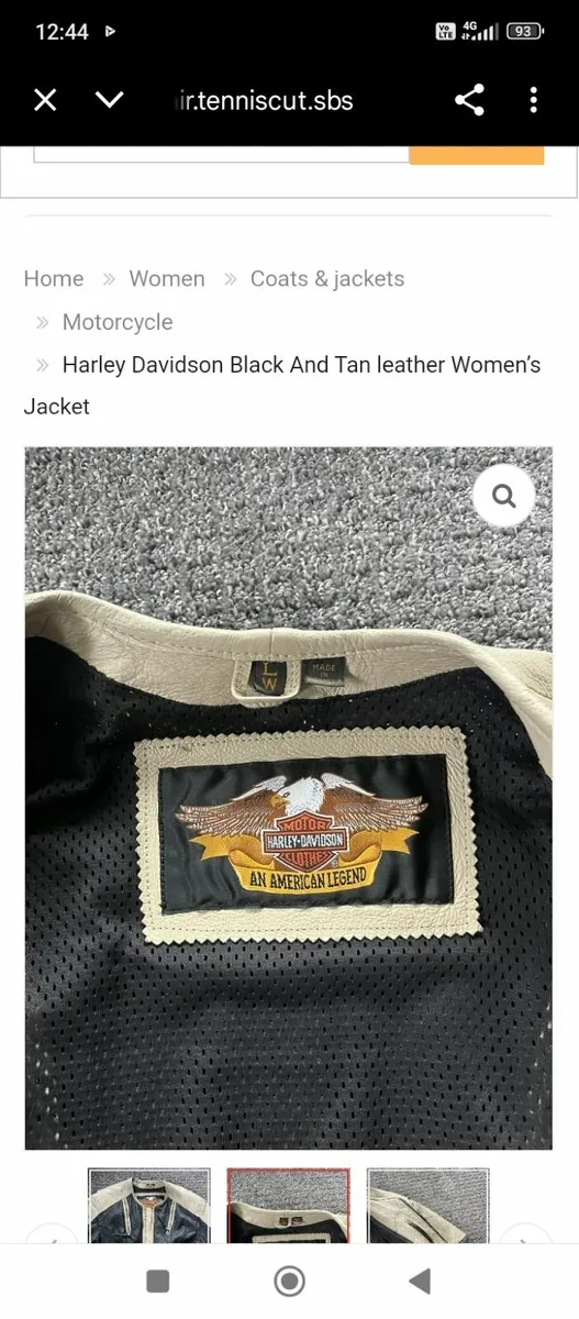 Original Harley Davidson Women motorcycle jacket - Image 4