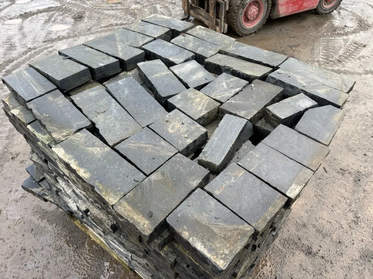 Black Limestone building stone calibrated. - Image 2
