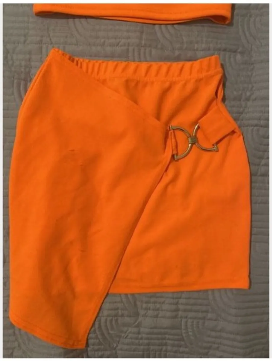 Love Lisa Orange Co-Ord Size 8 - Image 2