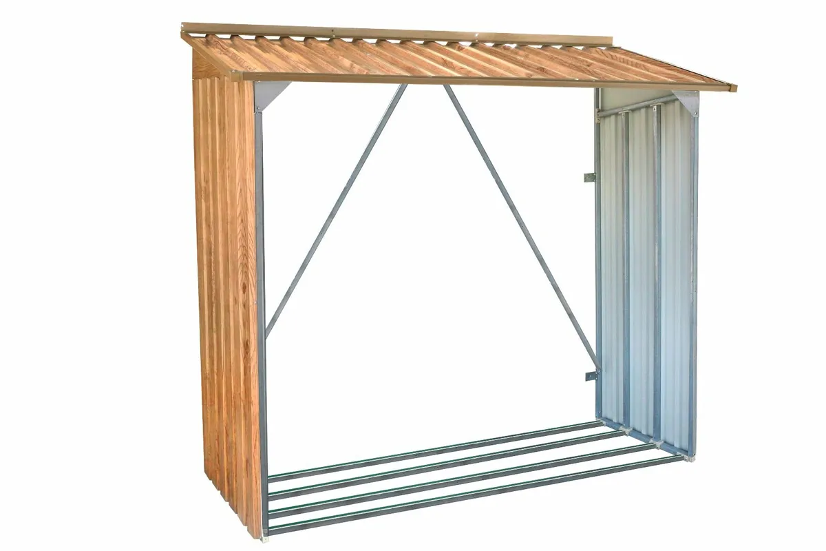 🔥 6×2 Steel Log Shed holds Up to 3 jumbo Bags - Image 4