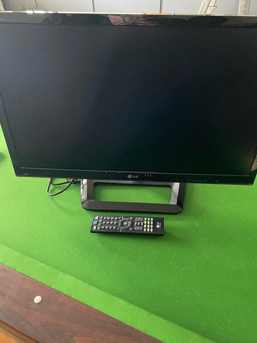 LG 27’ TV with Remote - Image 1