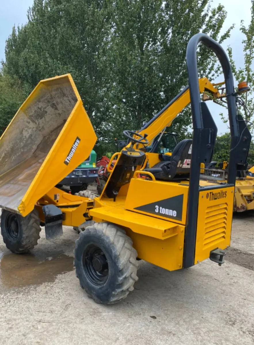 Thwaites 3 Ton Swivel Dumper For Sale - Image 2