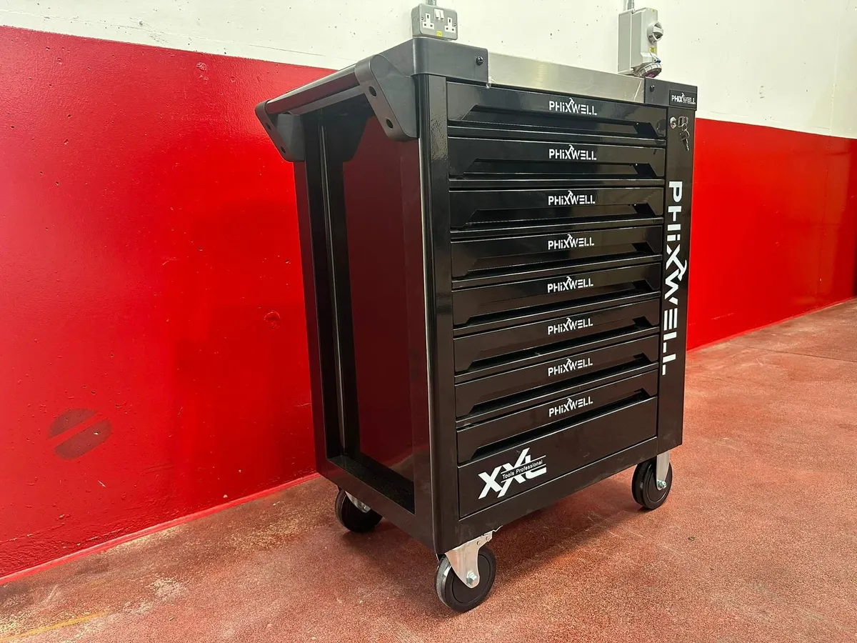 New 8 Drawer Tool Box c/w Tools **Online Auction** - Image 3