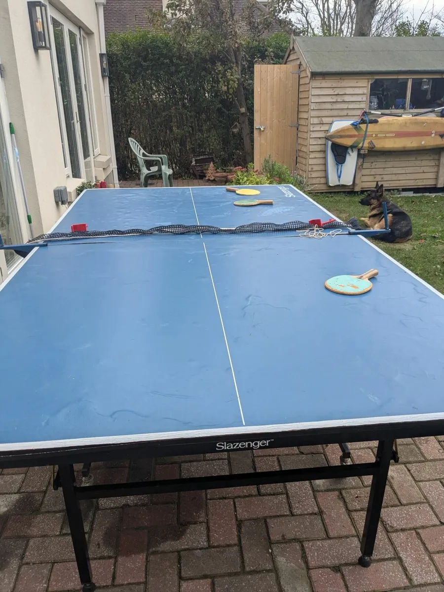 Pingpong  table tennis table full size .slazenger. - Image 1