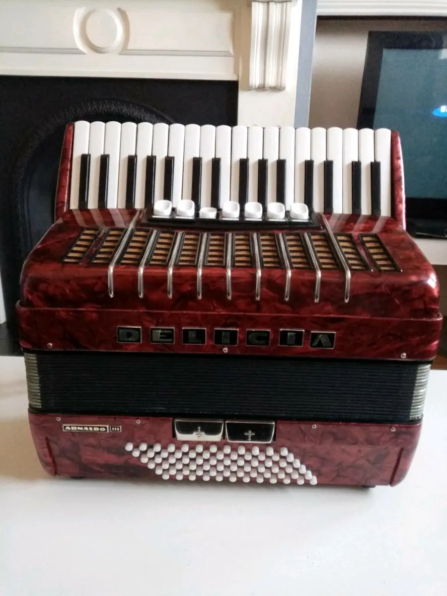 Delicia Arnaldo III 72 Bass Accordion - Image 1
