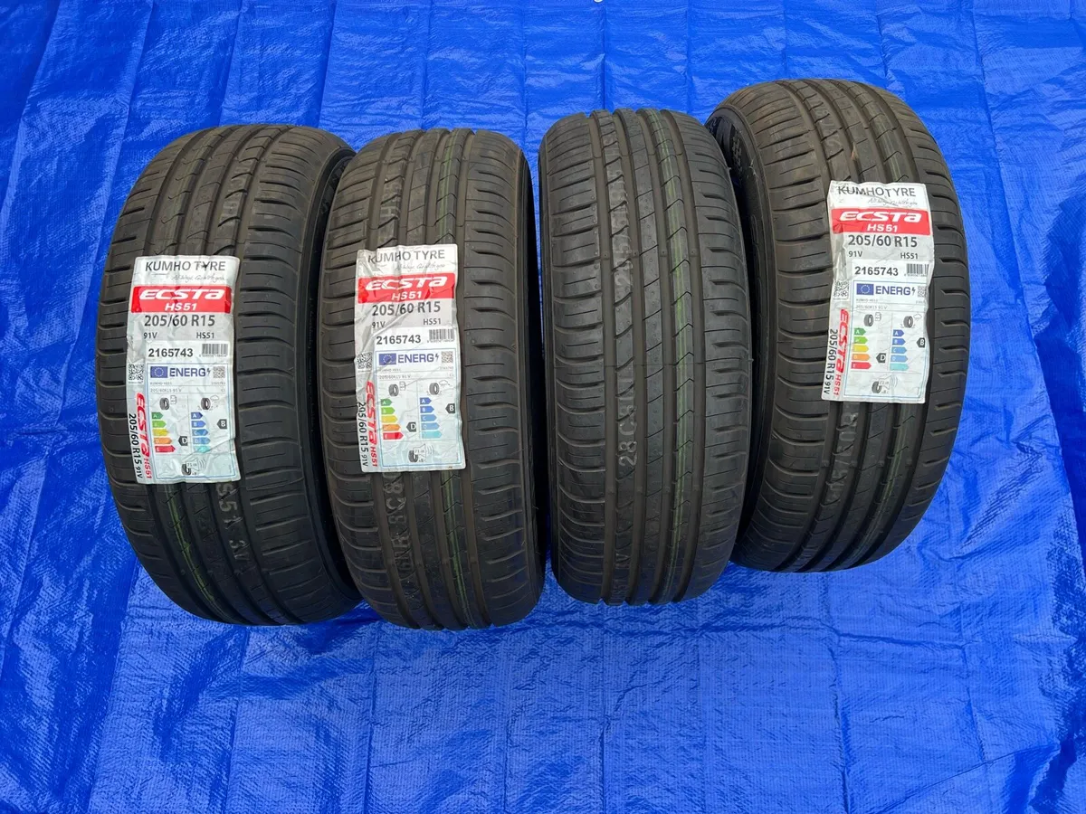 x4 Kumho 205 60 15 New - Image 1
