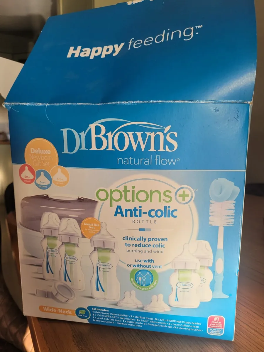 Dr Brown bottles and steriliser - Image 1