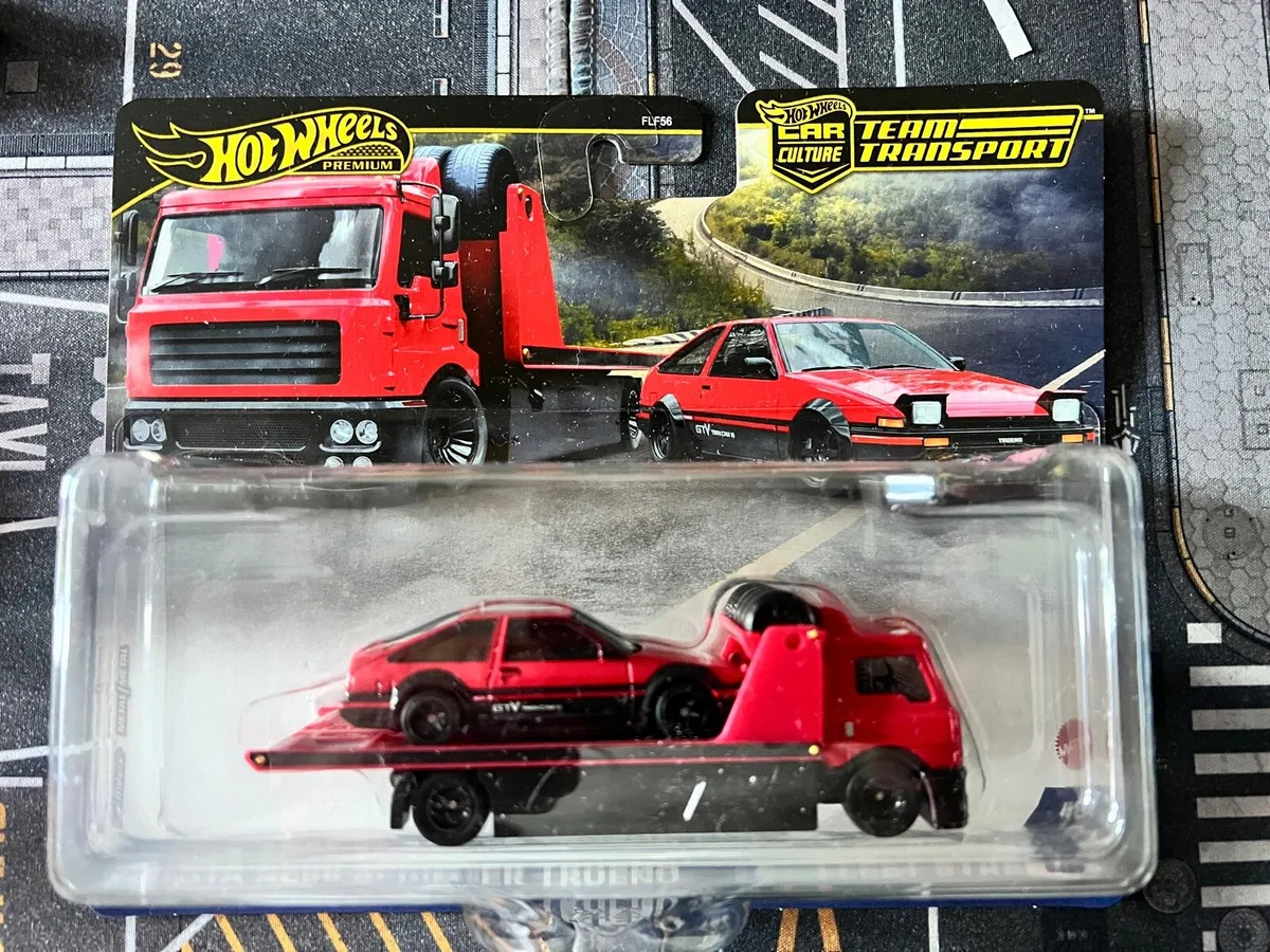 Toyota AE86 Team Transport Hot Wheels Premium