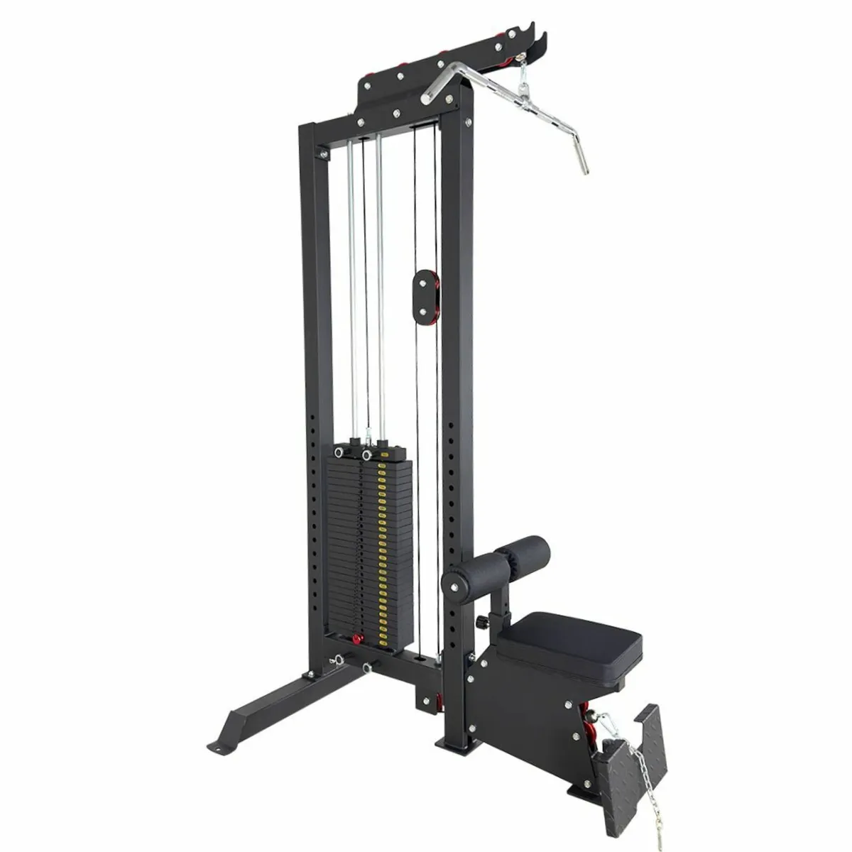 135kg Lat Pull Down / Low Row Machine (Weights Gym - Image 1