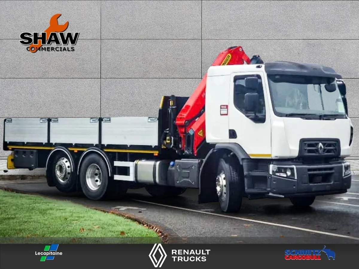 D Wide 26T 320HP 6x2 Dropside with Palfinger Crane - Image 3