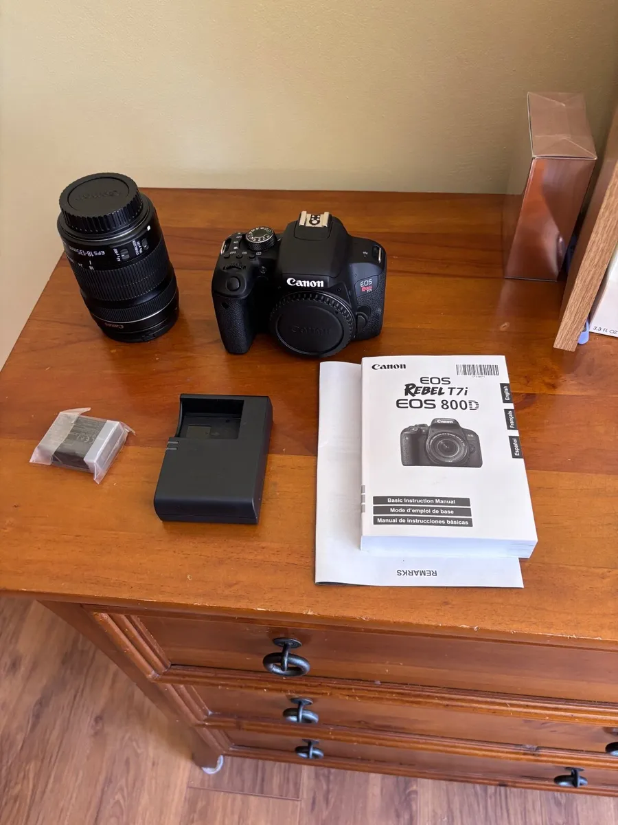 Canon Rebel Camera T7i. Brand New - Image 3