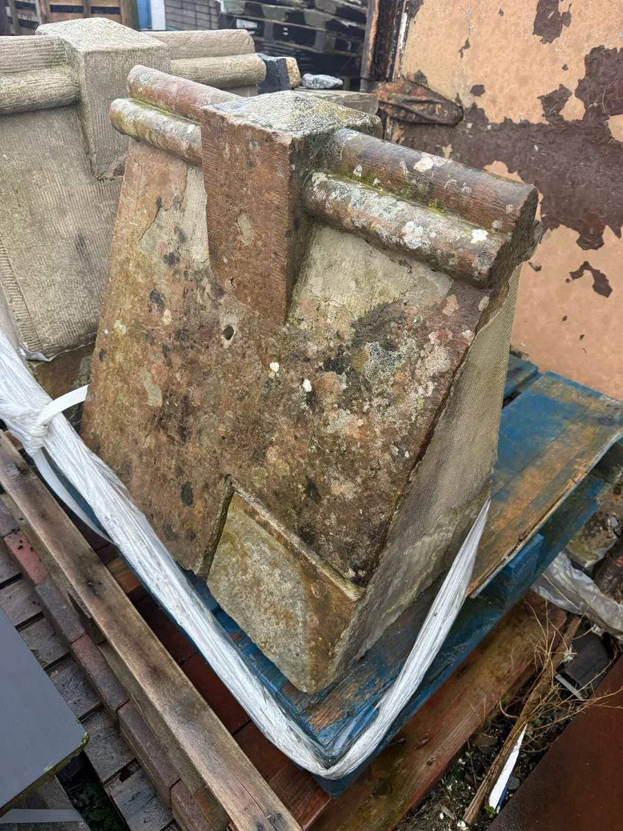Two matching Church Parapet Stones - Image 3