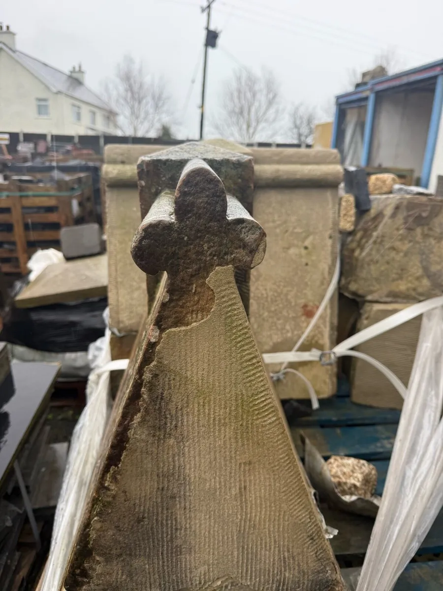 Two matching Church Parapet Stones - Image 1