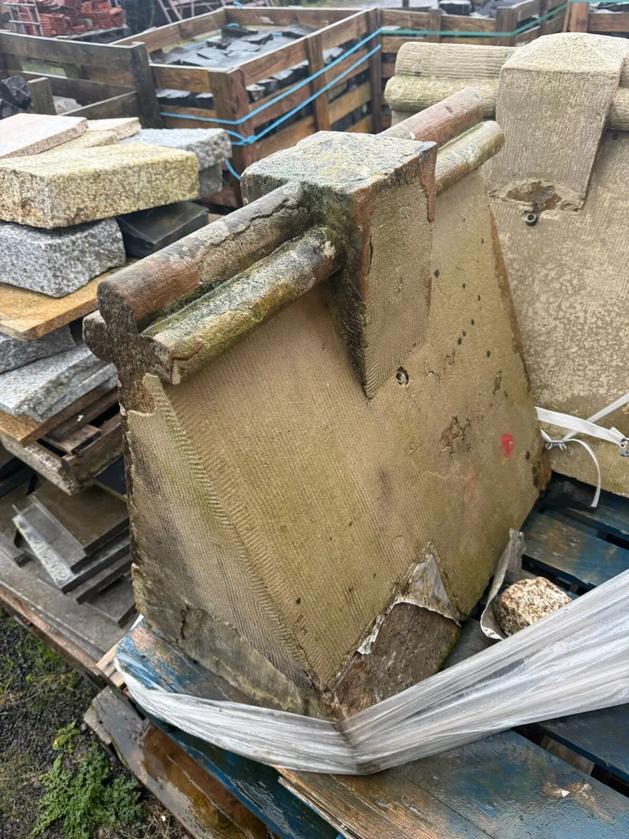 Two matching Church Parapet Stones - Image 4