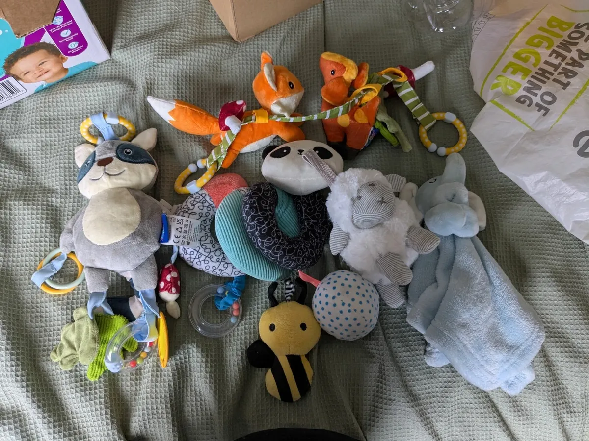 Assorted soft baby toys - free to take