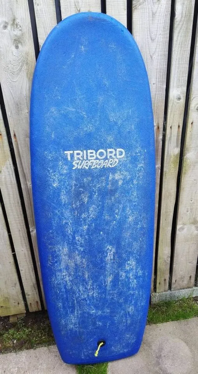5'4 Tribord Softtop Surfboard. Including fins. - Image 4