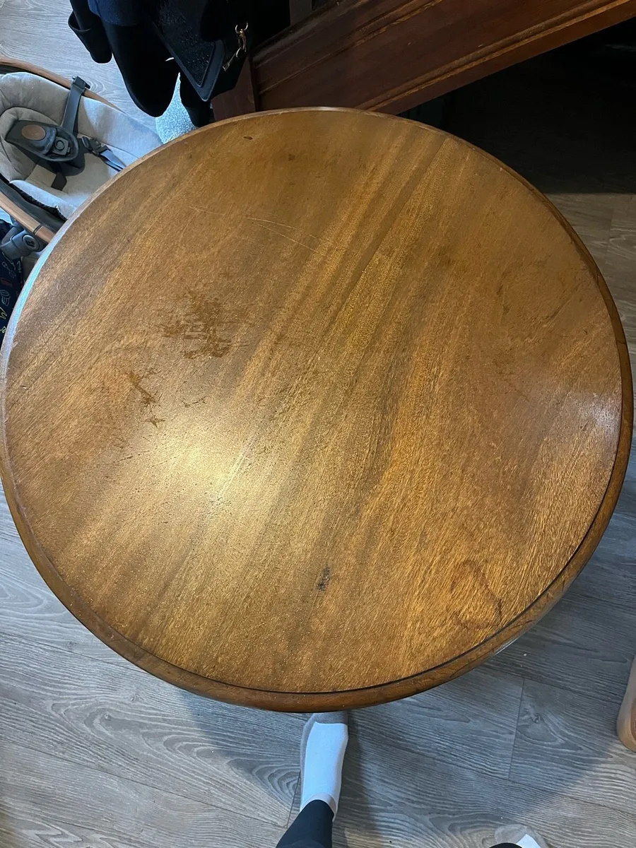 Antique Table & Drawers - Image 3