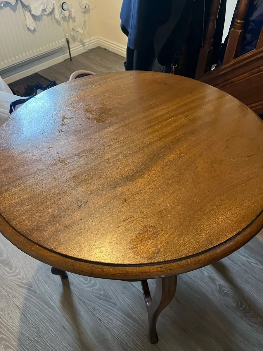 Antique Table & Drawers - Image 4