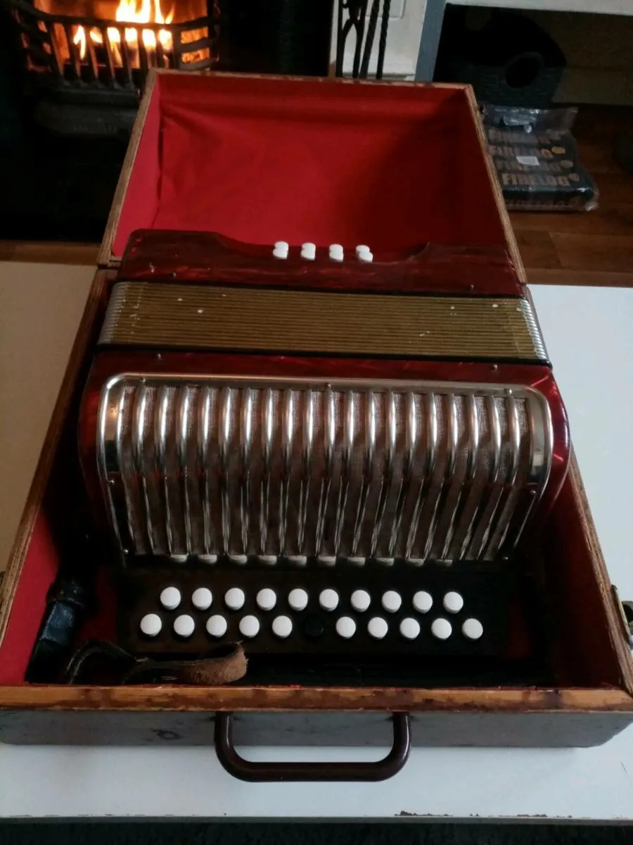 HOHNER Black Dot Double-Ray Accordion - Image 1