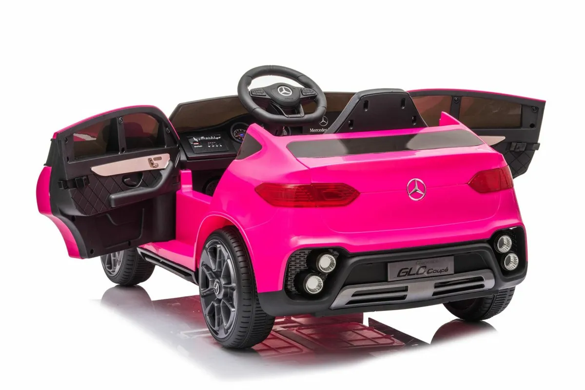 Pink Rechargeable Licenced 12V GLC COUPE Battery - Image 3