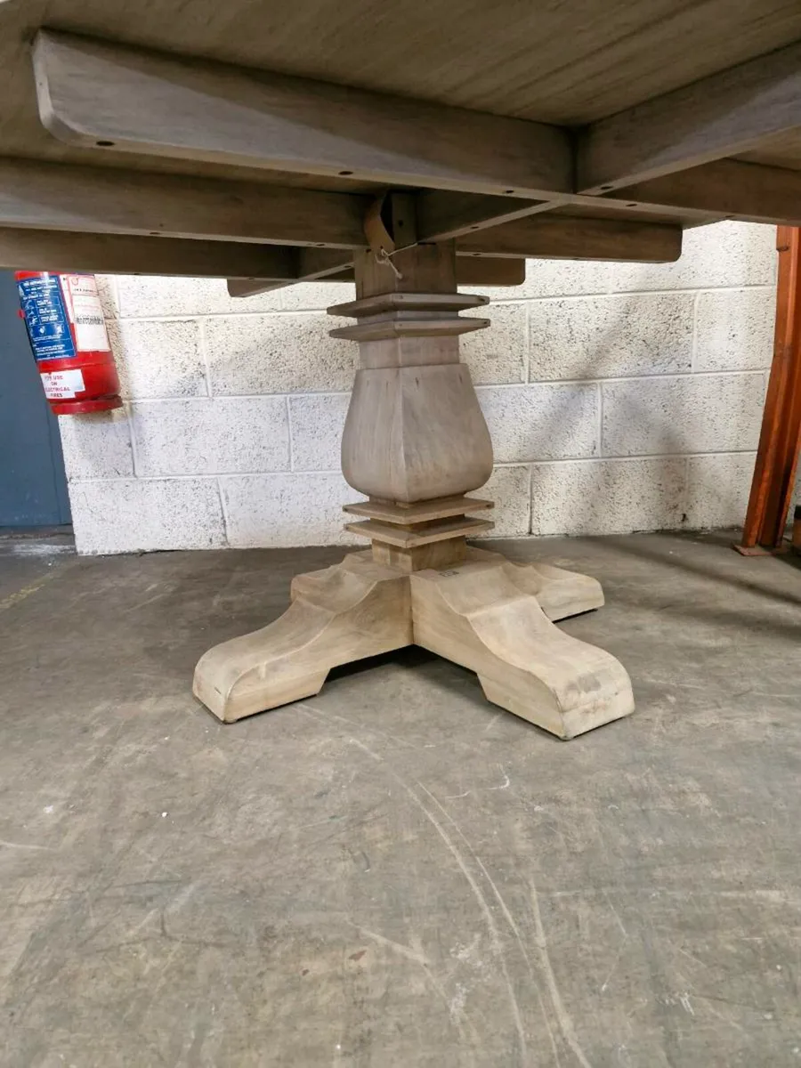 Dining table (solid mahogany - Image 3