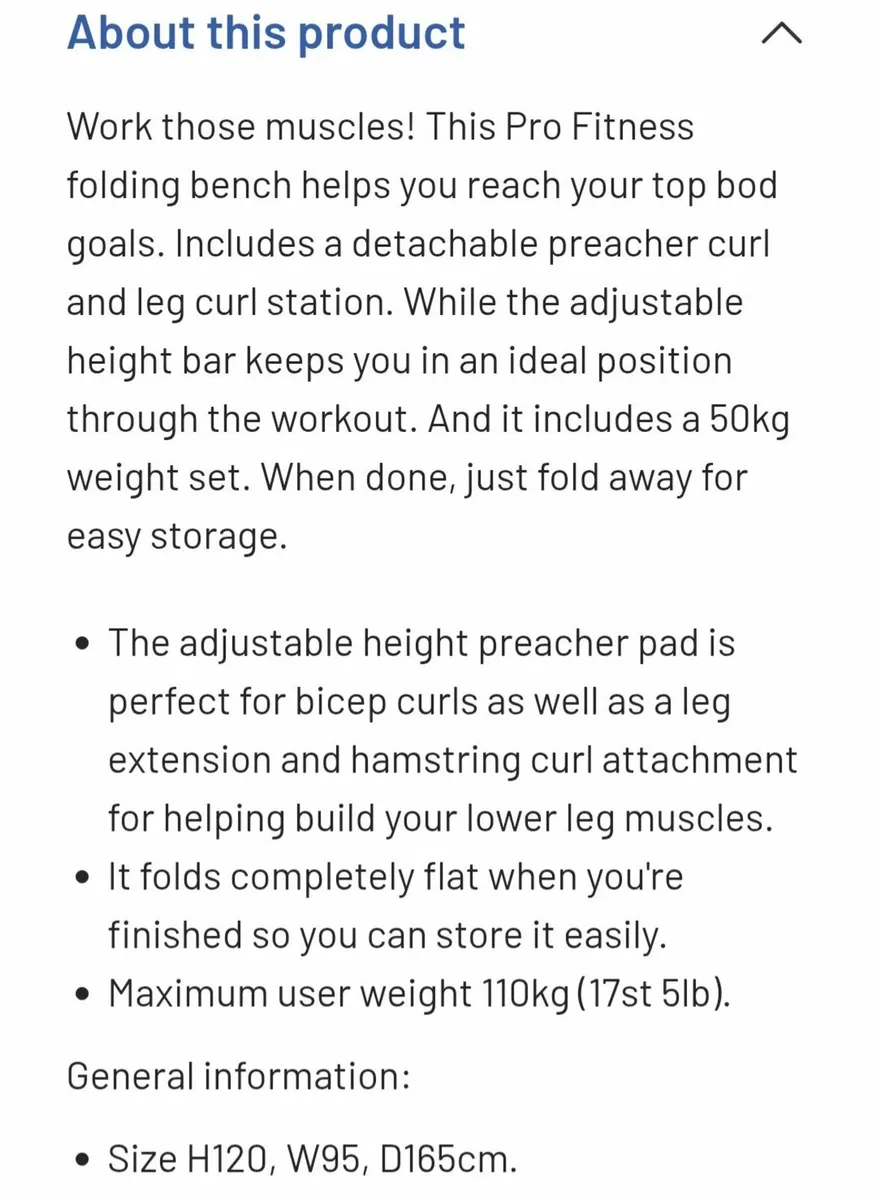 Weight beach  & weight set - Image 4